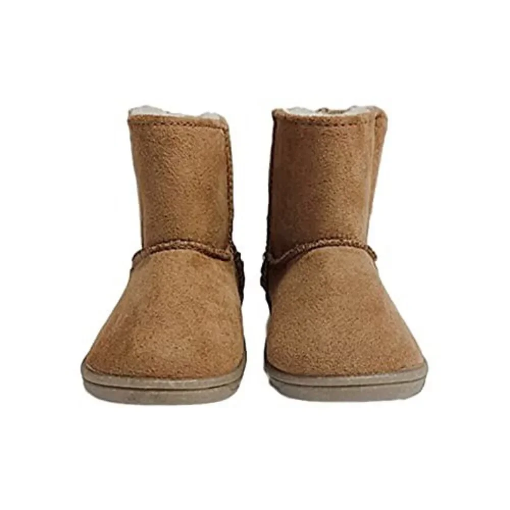 Wonder Nation Faux Shearling Boots (Infant Girls) Size 6 Chestnut